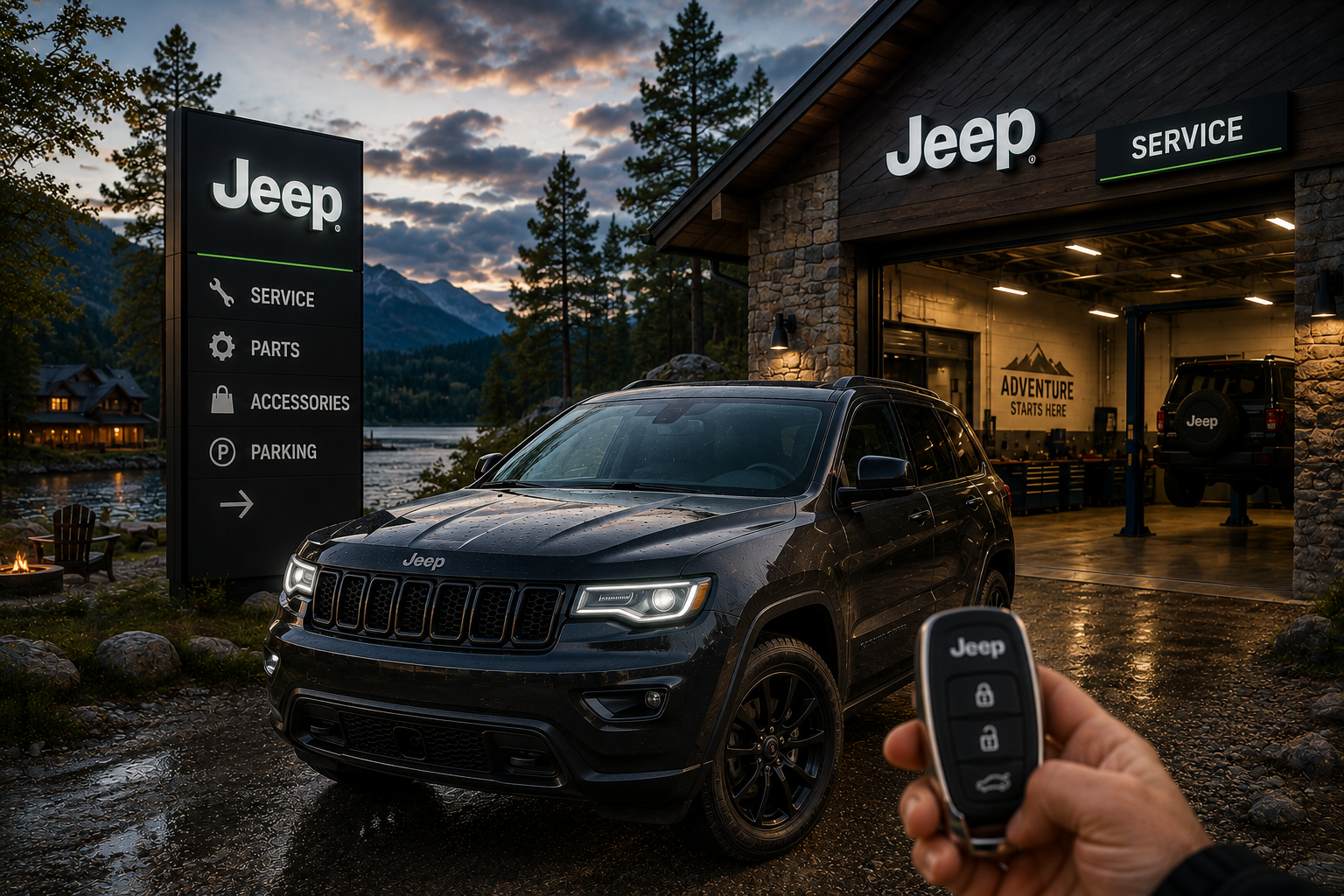 Автомобилен ключ Jeep