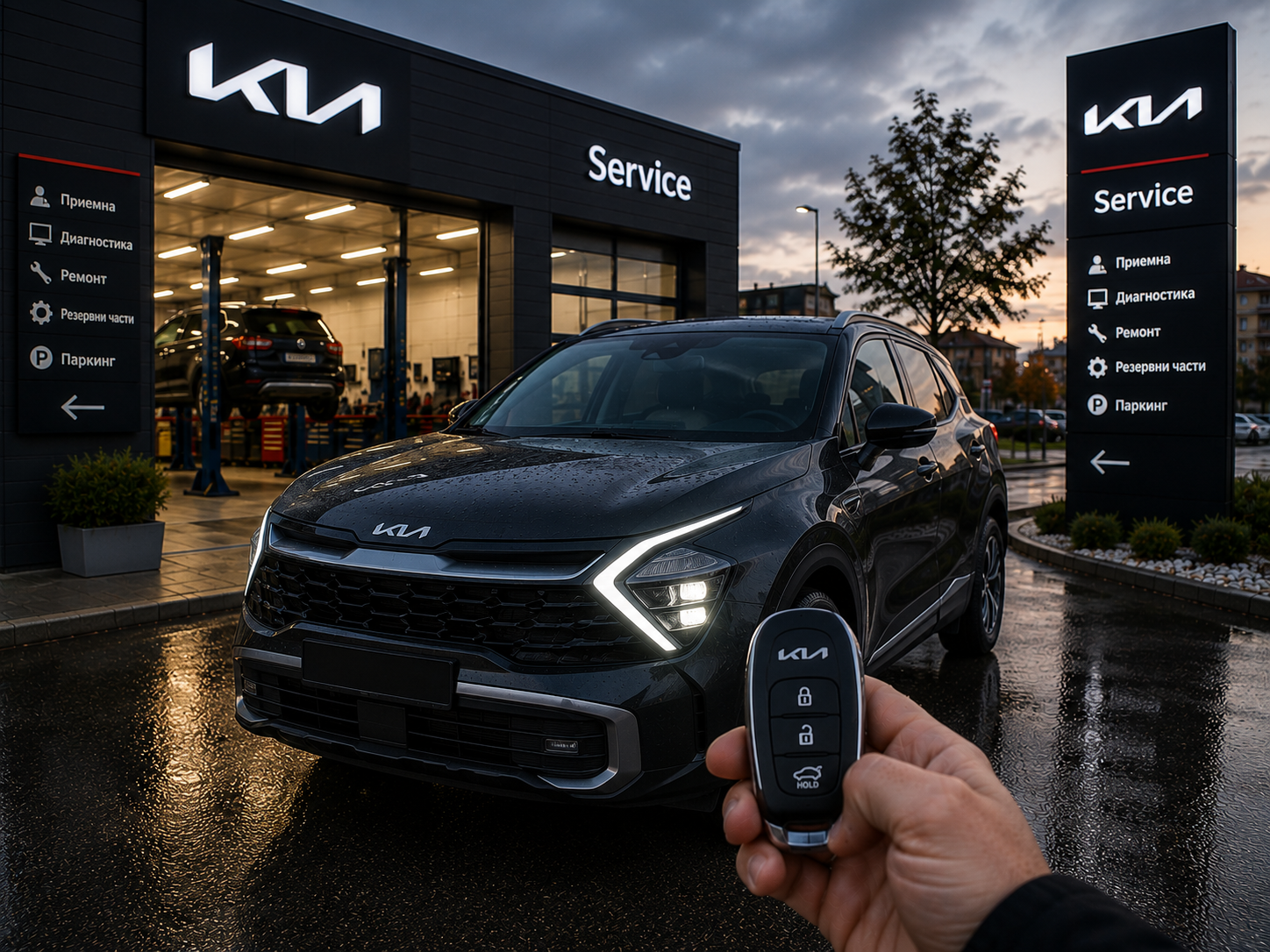 Автомобилен ключ Kia