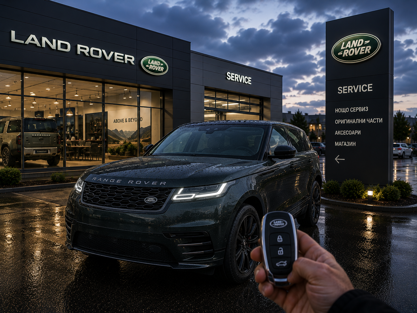 Автомобилен ключ Land Rover
