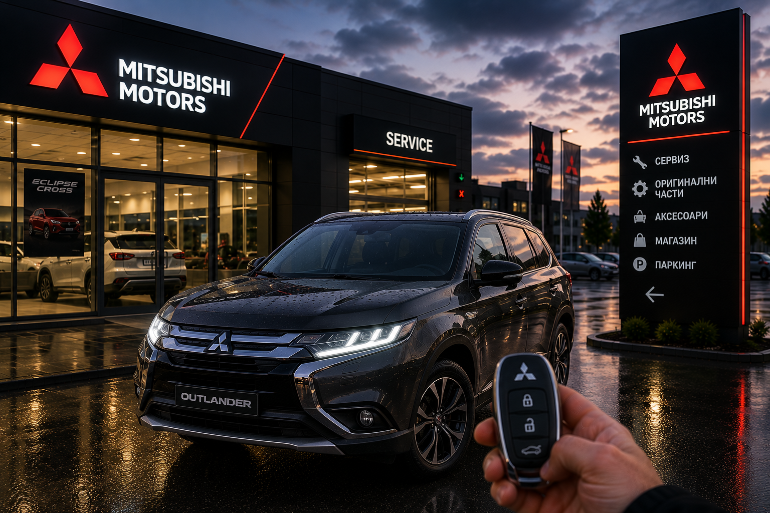 Автомобилен ключ Mitsubishi