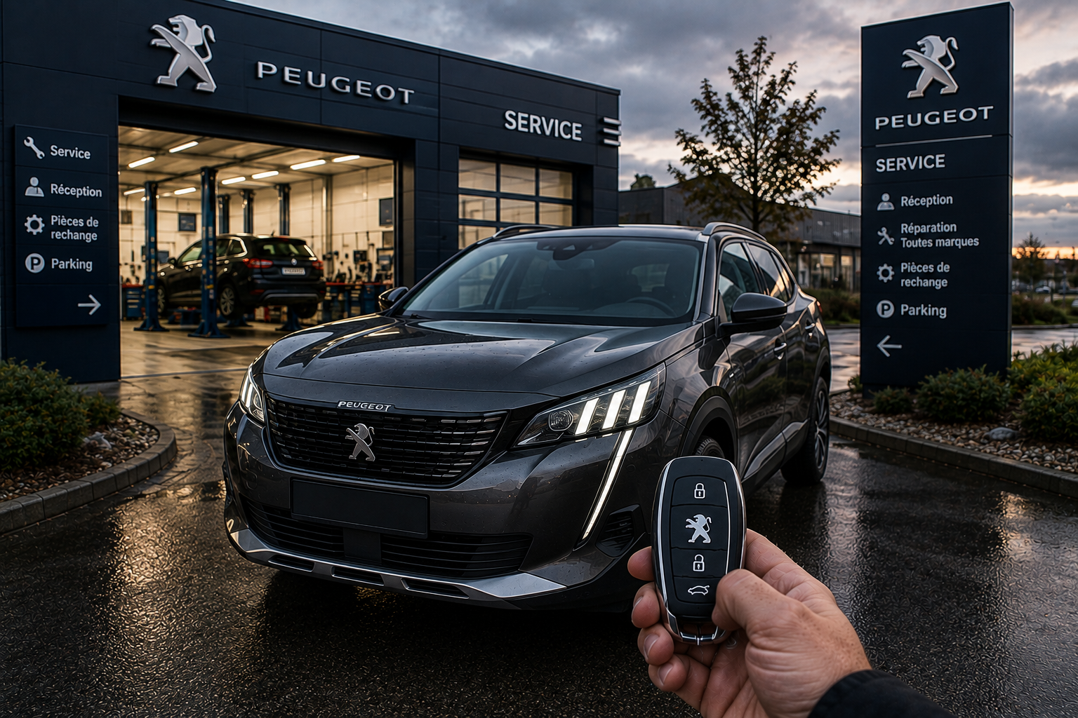 Автомобилен ключ Peugeot