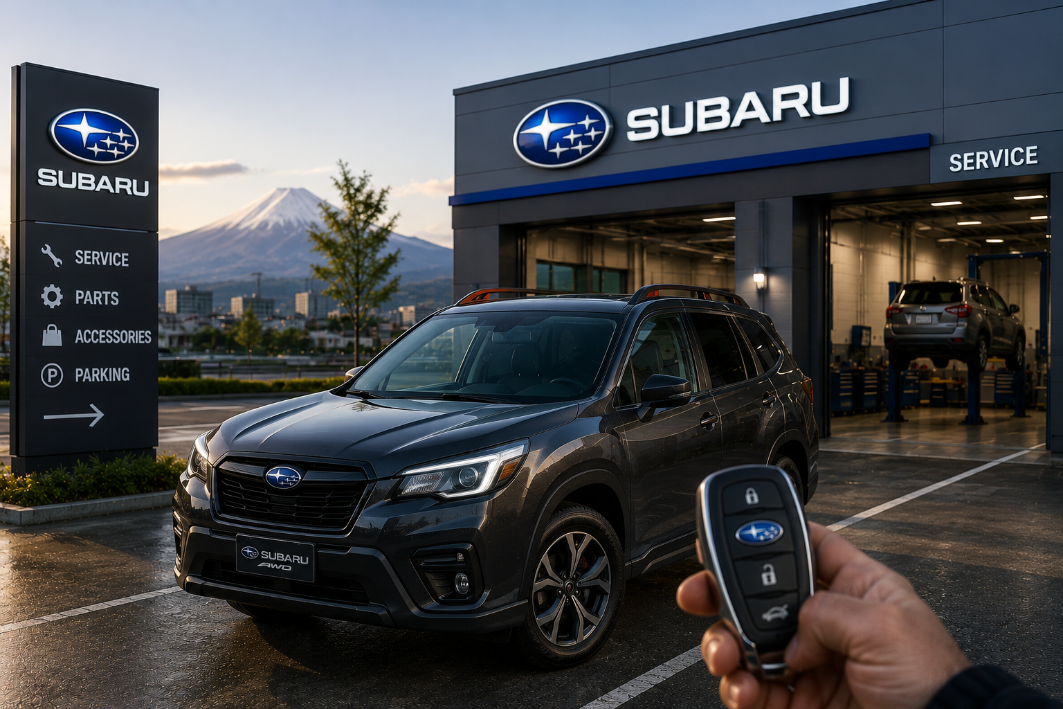 Автомобилен ключ Subaru