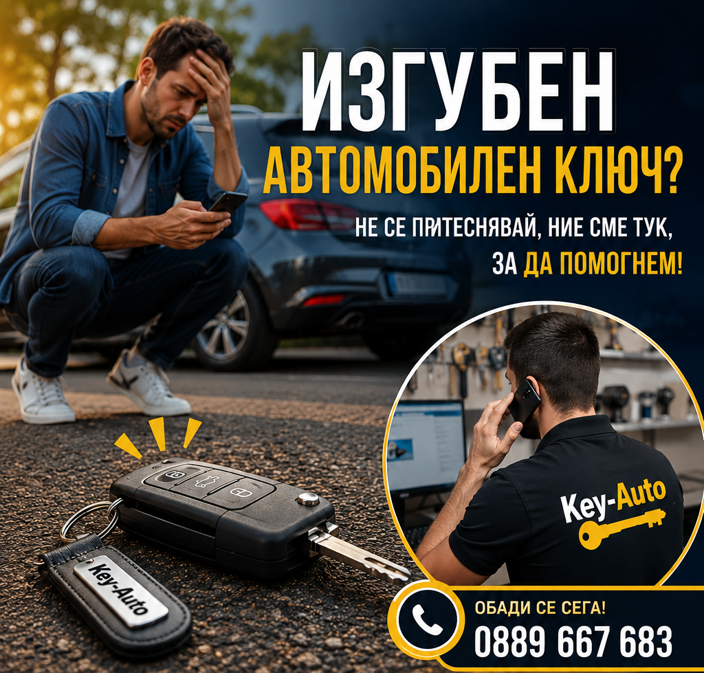 Изгубен автомобилен ключ